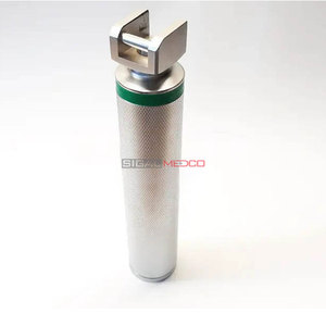 Macintosh Fiber <b>Optic</b> Laryngoscope Set Five Curved Blades Manual Germany Stainless Steel Illumination Intubation Equipment - Product Image 3