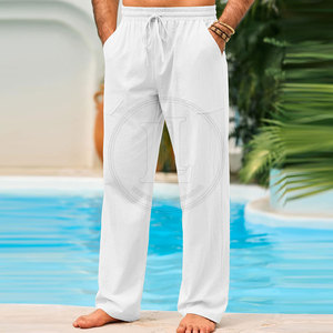 New Arrival High Quality 100% Cotton Men's Straight Casual Lightweight <b>Trouser</b> Best Price - Product Image 3