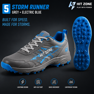 รองเท้าคริกเก็ตแบบมีปุ่มยาง ดีไซน์ทันสมัย พื้นรองเท้ากันลื่น แข็งแรง เหมาะสำหรับการฝึกซ้อมและวิ่งบนสนามคริกเก็ต - Product Image 3