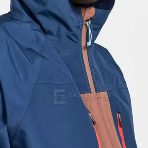 Chaqueta cortavientos deportiva para hombre, talla grande, con logo personalizado, para uso en exteriores, último estilo, material duradero. - Product Image 3