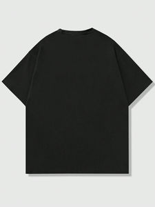 Camisetas de Algodón 100% Lisas al por Mayor para Hombre, Tallas Grandes, de Alta Calidad, con Estampado Gráfico, Estilo Urbano - Product Image 5