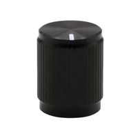 Bouton de potentiomètre linéaire moleté en aluminium CNC 12,5x15,5 mm, bouton de contrôle du volume audio pour amplificateur DAC