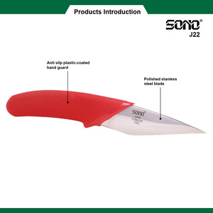 Cuchillo de Podar y Enjertar SONO J22 de Acero Inoxidable para Jardinería, Hoja Superafilada de 60 mm - Product Image 2