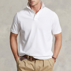 Camiseta Polo de Primera Calidad para Hombre, Diseño Sólido, 100% Algodón, Tela de Lona, Ecológica, Moderna, Camisetas Polo para Hombre al por Mayor, OEM - Product Image 6