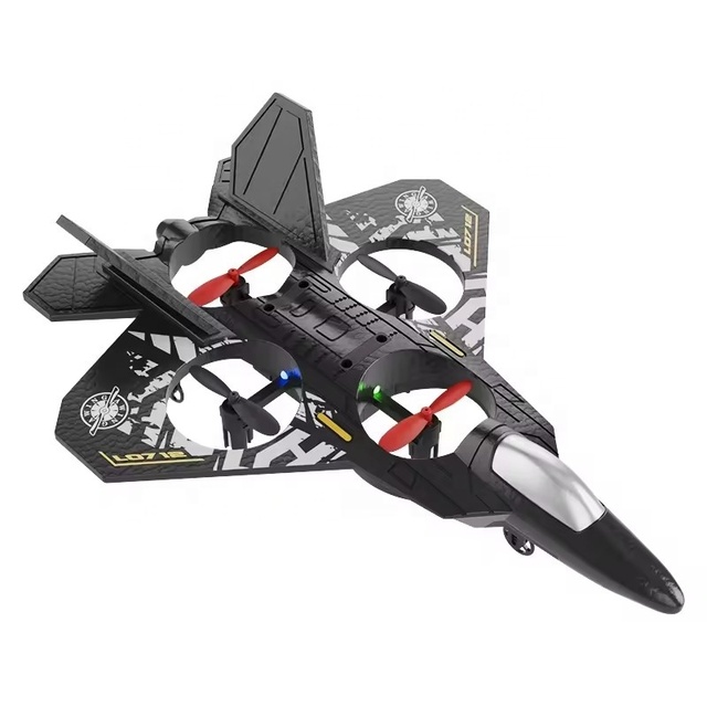 2.4G RC Airplane Remote Control Mini Drone Fighter Jet Plastic Fly Glider Aeroplane for Children