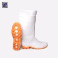 AP <b>Boots</b> TERRA 1 Putih Steel Toe PVC Safety Rain <b>Boots</b>-Heavy Duty Waterproof <b>Work</b> Shoes - Product Image 3