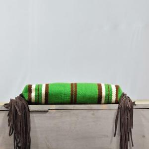 Bolso de Hombro Bohemio de Cuero Genuino con Patrón Geométrico y Decoración de Borlas, Correa Única, para Uso Diario en Todas las Estaciones - Product Image 5
