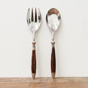 Metal Salad <b>Server</b> Set Stainless Steel <b>Buffet</b> Serving Utensils for Hospitality Industry - Product Image 6