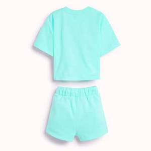Nouveaux ensembles de shorts pour bébé, couleur unie, t-shirt et short pour garçon, ensemble de haute qualité, deux pièces, ensemble d'été pour enfant, vêtements pour bébé - Product Image 2