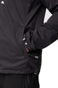 Veste de survêtement vintage en nylon zippée coupe-vent pour homme, légère et chaude, style color block, idéale pour le football et les sports. - Product Image 4