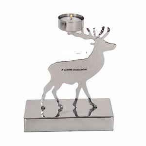 Portavelas de Metal con Forma de Árbol de Navidad, Hecho a Mano, para Sublimación, Decoración Navideña y de Pascua - Product Image 2