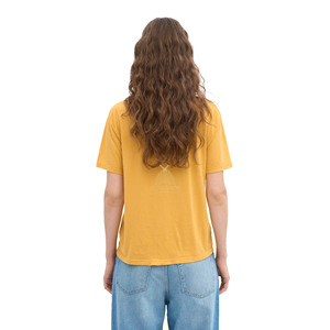 Camiseta Lisa para Mujer, Manga Corta, Básica, Informal, con Estampado Sencillo, 80/20 Algodón Poliéster, en Oferta - Product Image 3