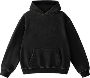 Sudadera con Capucha Unisex Azul Claro, Modelo 2026, Holgada, de Algodón y Felpa, Color Sólido, con Bolsillos, Estilo Casual para Otoño - Product Image 5