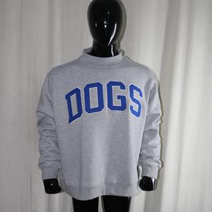 Sudaderas DOGS con cuello simulado, 450 GSM, nombre personalizado, bordado en aplique, corte holgado, 100% algodón, felpa francesa. - Product Image 2