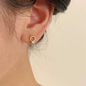 Pendientes de Diamantes con Corte de Pera de Amber Jewels, Chapados en Oro de 14K sobre Plata de Ley, Certificados por IGI, Lujosos, Unisex, para Uso Diario - Product Image 3