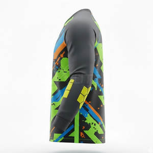 เสื้อผู้รักษาประตูฟุตบอลแขนยาวทันสมัย ชุดกีฬามืออาชีพ ไซส์ใหญ่ ระบายเหงื่อได้ดี สำหรับสโมสร โรงเรียน และการแข่งขัน - Product Image 5