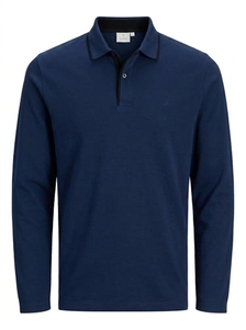 Chemise à manches longues pour homme, géométrique, unie, respirante, 100% polyester tricoté, noir/blanc, taille moyenne - Product Image 2