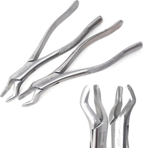 Instrumentos Dentales Manuales de Acero Inoxidable para Extracción de Raíces Dentales Superiores e Inferiores, Pinzas de Extracción de Uso Profesional - Product Image 1