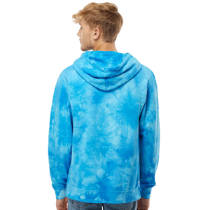 Sweat à capuche unisexe mi-lourd tie-dye en coton, style mode, pour hommes et femmes, vêtements décontractés, fournisseur en gros - Product Image 2