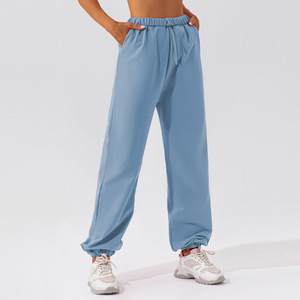 Pantalones Deportivos Anchos para Mujer, Mezcla de Algodón Suave, Estilo Jogger Relajado, Pantalones Casuales para Deporte, Cómodos para Uso Diario - Product Image 3