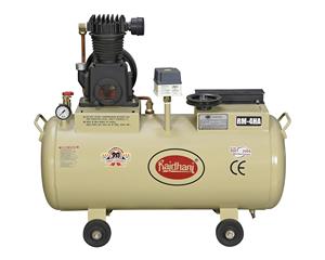Compresseur d'air monophasé robuste pour atelier, 60 kg, avec tuyau en cuivre et raccords en laiton, huile incluse 300 ml, équipement inclus - Product Image 1