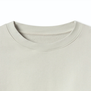Sudadera de cuello redondo para hombre OEM, 100% algodón grueso, ecológica, de secado rápido, altamente transpirable, de ajuste holgado y suave, talla grande - Product Image 4