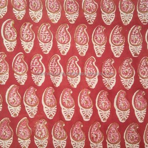 ผ้าฝ้ายพิมพ์ลายบล็อกคุณภาพสูงแบบกำหนดเอง ขายเป็นหลา สำหรับทำเสื้อผ้า กระเป๋า ของใช้ในบ้าน ผ้าปูที่นอน ของตกแต่ง  ออกแบบใหม่ ผ้าอเนกประสงค์ - Product Image 3