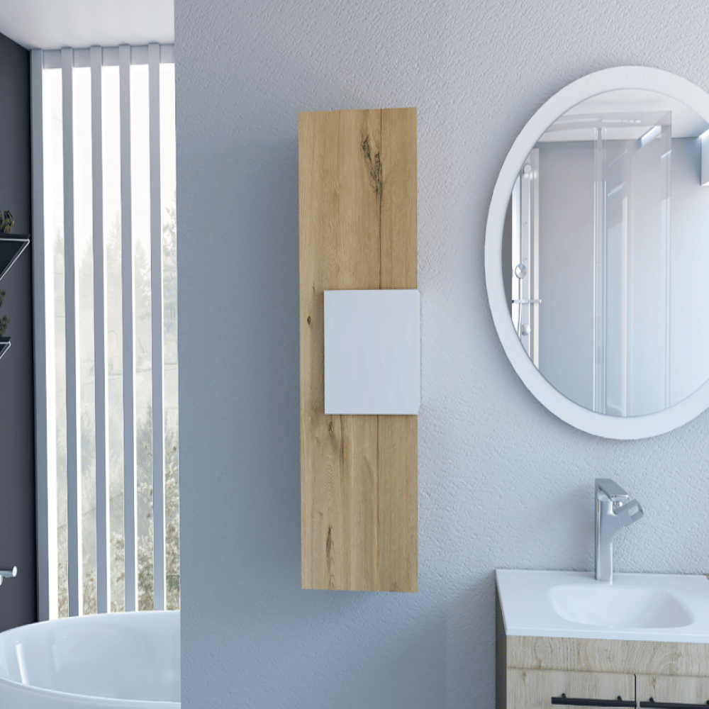 White / Light Oak Color