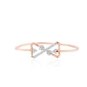 Pulsera de Oro Rosa Puro de 14K para Mujer, Precio al por Mayor, Joyería Fina de Oro Real de 14K, Pulseras de Cadena para Mujer, 4.030 Gramos de Peso Neto - Product Image 3