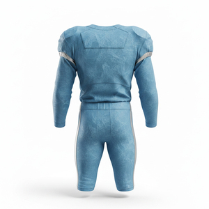 High Performance Custom American Football Uniforms Durable Polyester Spandex Blend V-Neck Shoulder <b>Pad</b> Fit Sports Apparel - Product Image 2