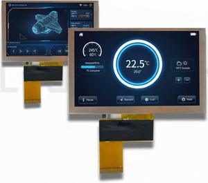 IPS TN 5นิ้ว500 nits TFT-LCD COG FPC ชนิดปลั๊กแบบกำหนดเองแผงโมดูลแสดงผลสำหรับอุปกรณ์ทางการแพทย์ - Product Image 1