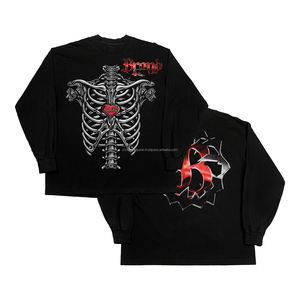 Camiseta Casual para Hombre, Estilo Vintage Deslavado, Impresión Digital DTG, 100% Algodón, Holgada, Moderna, de Marca, con Estampado Digital, Manga Corta - Product Image 1