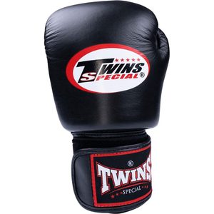นวมชกมวยไทยแบบตีนตุ๊กแก ยี่ห้อ New Twins หนังวัวแท้ 100% - Product Image 4