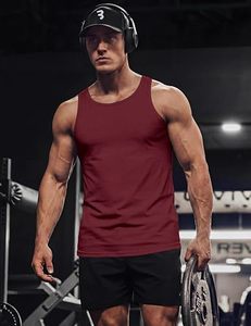 Camisetas sin mangas transpirables con cuello en V para hombre, estilo hip hop, de algodón, para entrenamiento, gimnasio, chaleco deportivo de secado rápido, ecológico, anti-UV, marca privada - Product Image 4