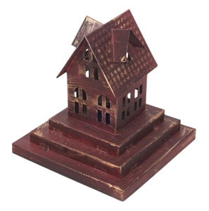 Casita de Pájaros Navideña de Hierro Galvanizado, Moderna y Ecológica, para Decoración del Hogar, Venta al Por Mayor, Nueva Llegada - Product Image 2