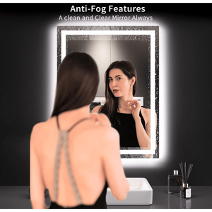 Espejo de Pared LED Inteligente con Control de Temperatura de Tres Colores RGB, Funciones Antivaho y Anti-Rotura - Product Image 5