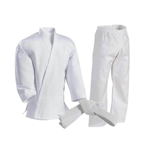 Uniforme de Taekwondo Azul de la Mejor Calidad, Ropa de Artes Marciales Unisex de Algodón, Equipo de Entrenamiento Duradero con Cinturón Blanco Incluido, Bjj Gis - Product Image 3
