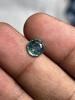 Kyanite naturelle bio-couleur, pierre précieuse ronde facettée d'Afrique pour la fabrication de bijoux