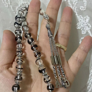Tasbih musulman en résine de qualité supérieure - Luxe, écologique, fait main - Product Image 1