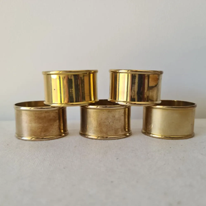 Brass Napkin <b>Rings</b> <b>Circle</b> <b>Ring</b> Wholesale Bulk Price and Best Quality Napkin Cloth Napkin Holder Top Price - Product Image 4