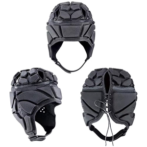 Meilleure édition Casque de football et de rugby sur mesure à coque souple, nouvelle taille, rembourré en mousse, protection de tête pour homme, prix abordable, casques de boxe - Product Image 2