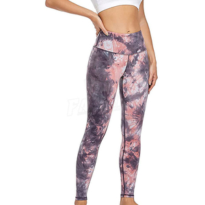 2025 Best Selling Women's High Waist Yoga Leggings Sublimated Customizable Logo Ladies Pant for Gym Use Low Price Leggings - Product Image 5