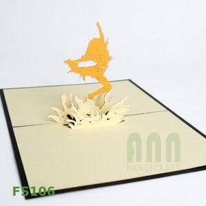 ANN HANDICRAFT Vuly Custom Printed 4 Color Die Cutting 3D Pop-Up 'Thank You' Thanksgiving Greeting Cards Vietnam Paper Material - Product Image 5