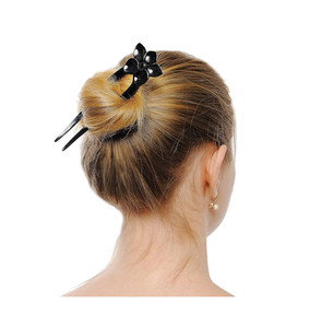 Horquilla para el Cabello Hecha a Mano con Cuerno de Búfalo Pulido Ecológico, a un Precio Increíble - Product Image 1