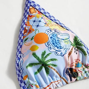 Ensemble de bikini anti-rides pour femmes, sublimation, haute qualité, vêtements d'extérieur, dernières tendances, vente chaude, ensemble de bikini sublimation très demandé - Product Image 4