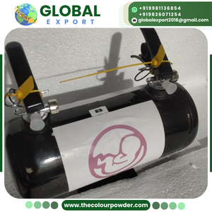 Pistolet à poudre double jet au meilleur prix, forte pression d'air, cylindre de protection sûr pour poudre, emballage pour grandes fêtes en extérieur - Product Image 3