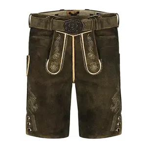 Latest Style Bavarian Lederhosen Bavarian Beer Festival Leather Lederhosen New Arrivals 2024 Bavarian Men's Clothing Lederhosen