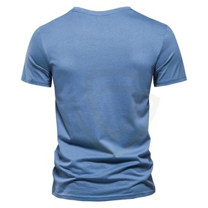 Camiseta de Hombre de Color Sólido, Cuello Redondo, Fabricada en Pakistán, Venta Directa de Fábrica, Estilo Urbano - Product Image 2
