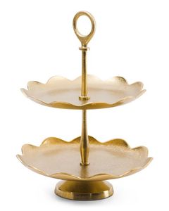 Professional Bakery Metal Cake Display <b>Stand</b> with Strong Base for Pastries <b>Cupcakes</b> and Dessert Presentation - Product Image 1