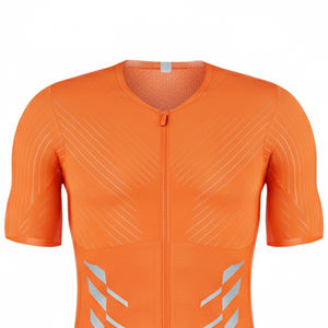 ชุดปั่นจักรยานคุณภาพดี ออกแบบเองได้ แห้งเร็ว ชุดเสื้อเจอร์ซีย์ปั่นจักรยานรุ่นใหม่ล่าสุด ระบายอากาศได้ดี ชุดกีฬาพิมพ์ลายแบบ Sublimation - Product Image 2